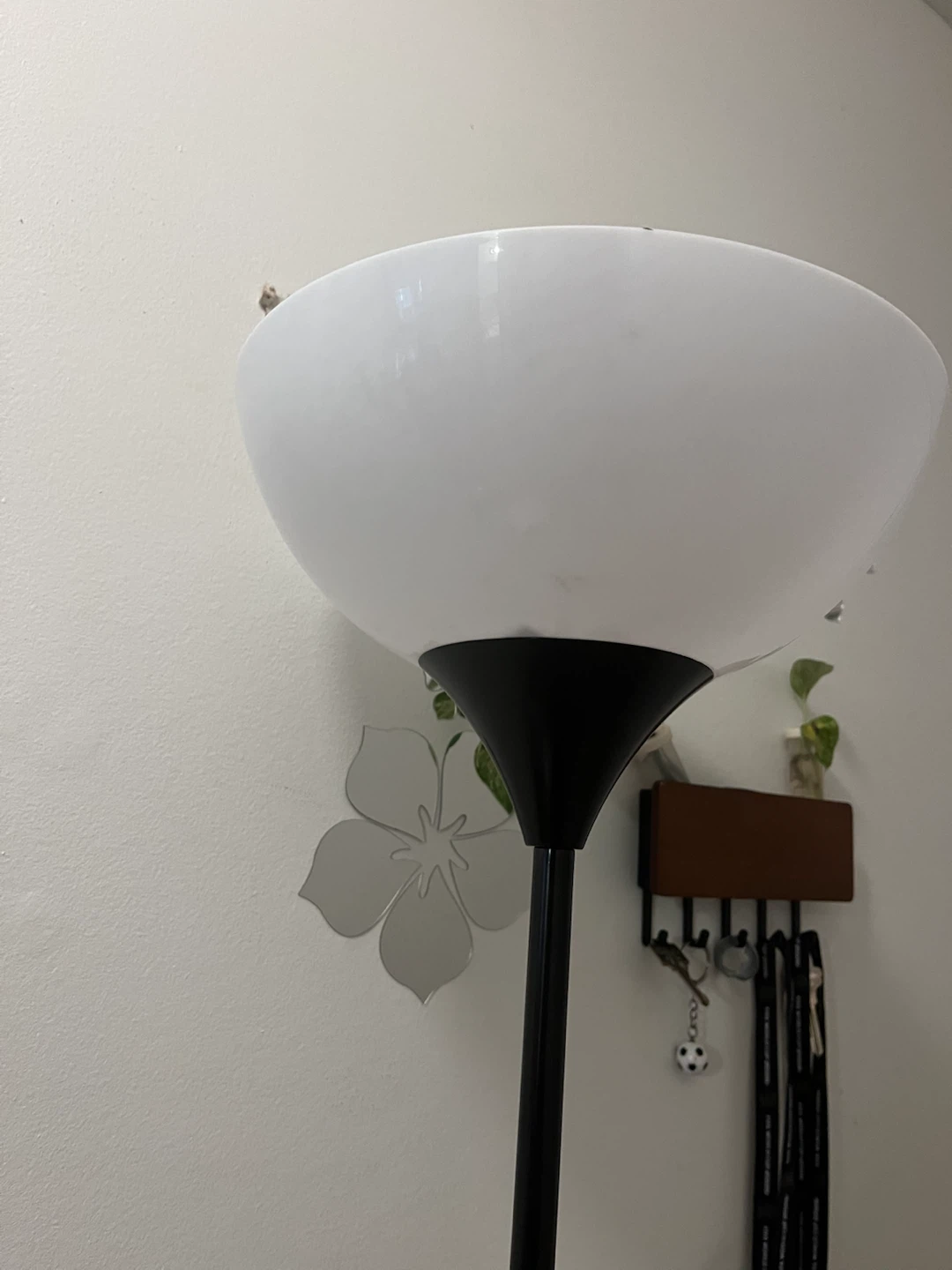 Black Floor Lamp with Adjustable Reading Light - photo 4