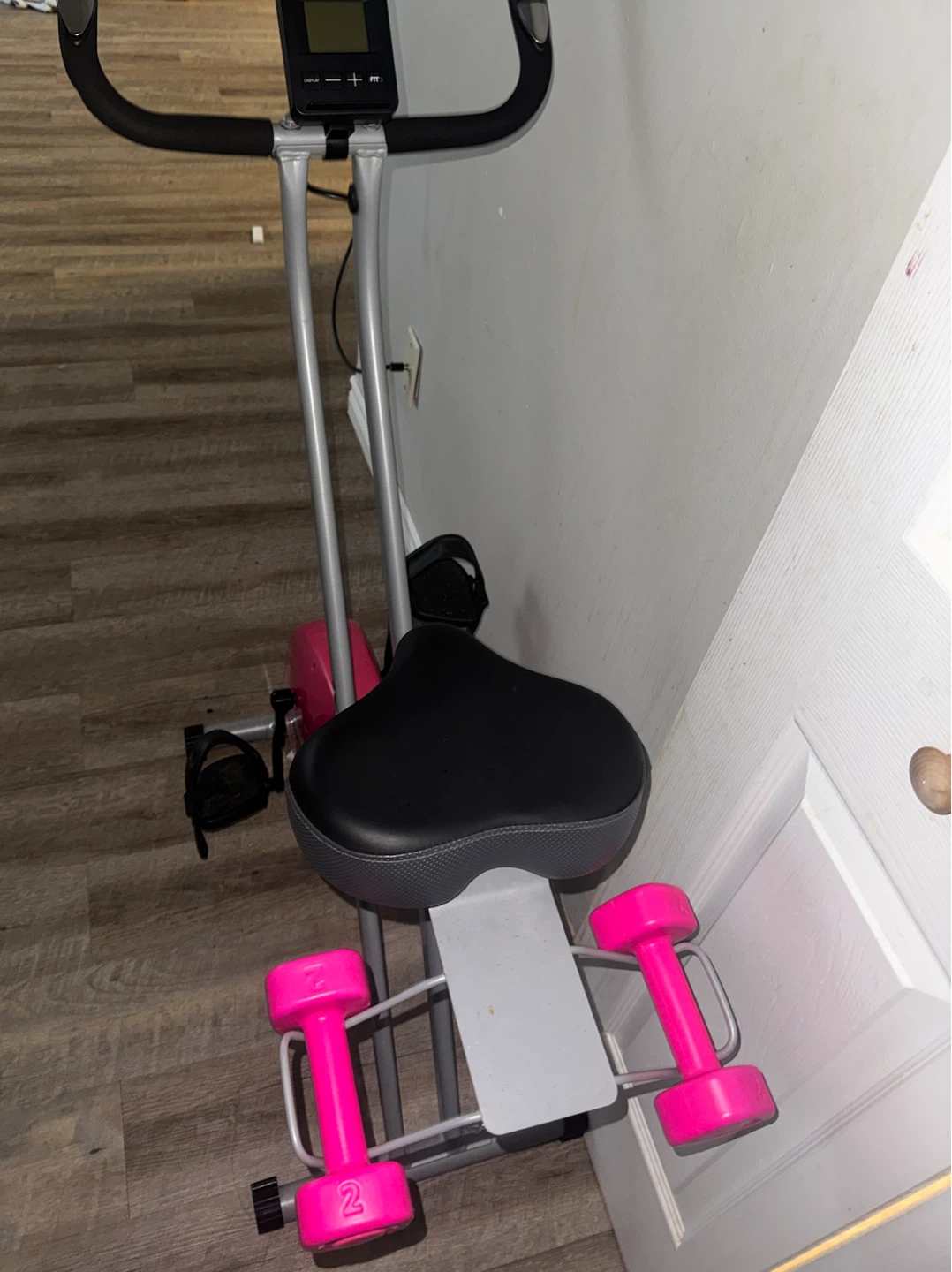 Pro-Form Stationary Exercise Bike with Dumbbells - photo 3