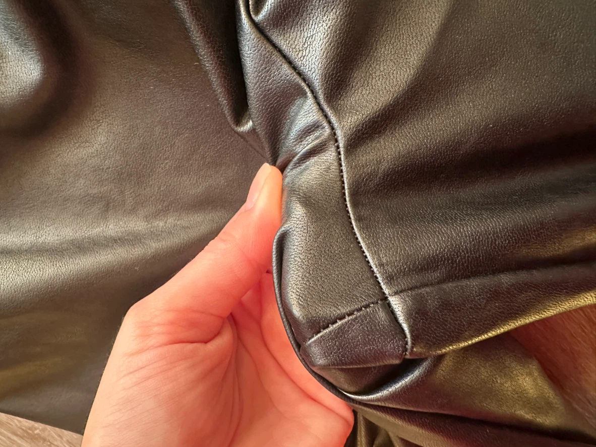 Wilfred Free Faux Leather Leggings Size Large - photo 5