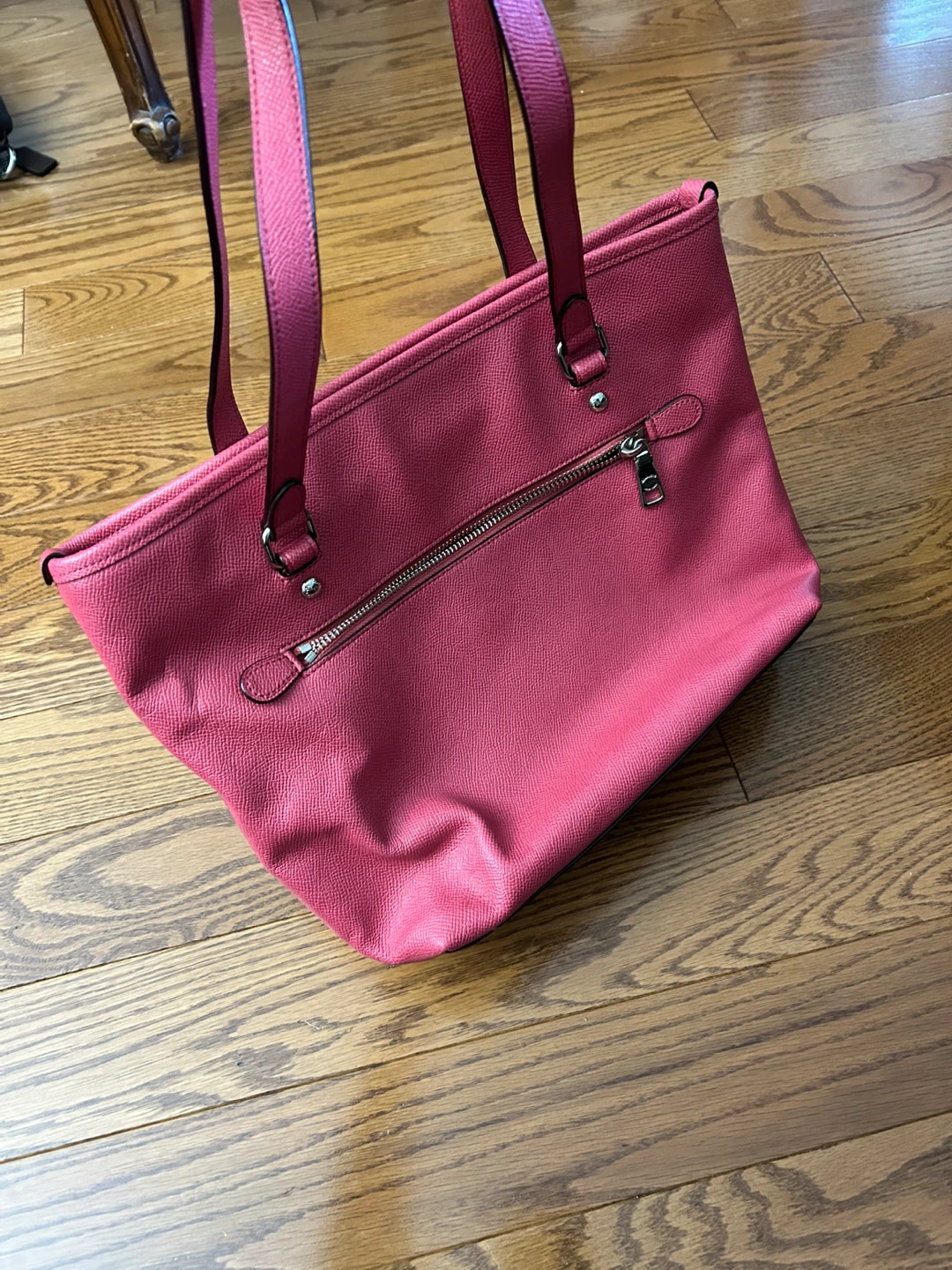 Coach Pink Leather Tote Bag - photo 3