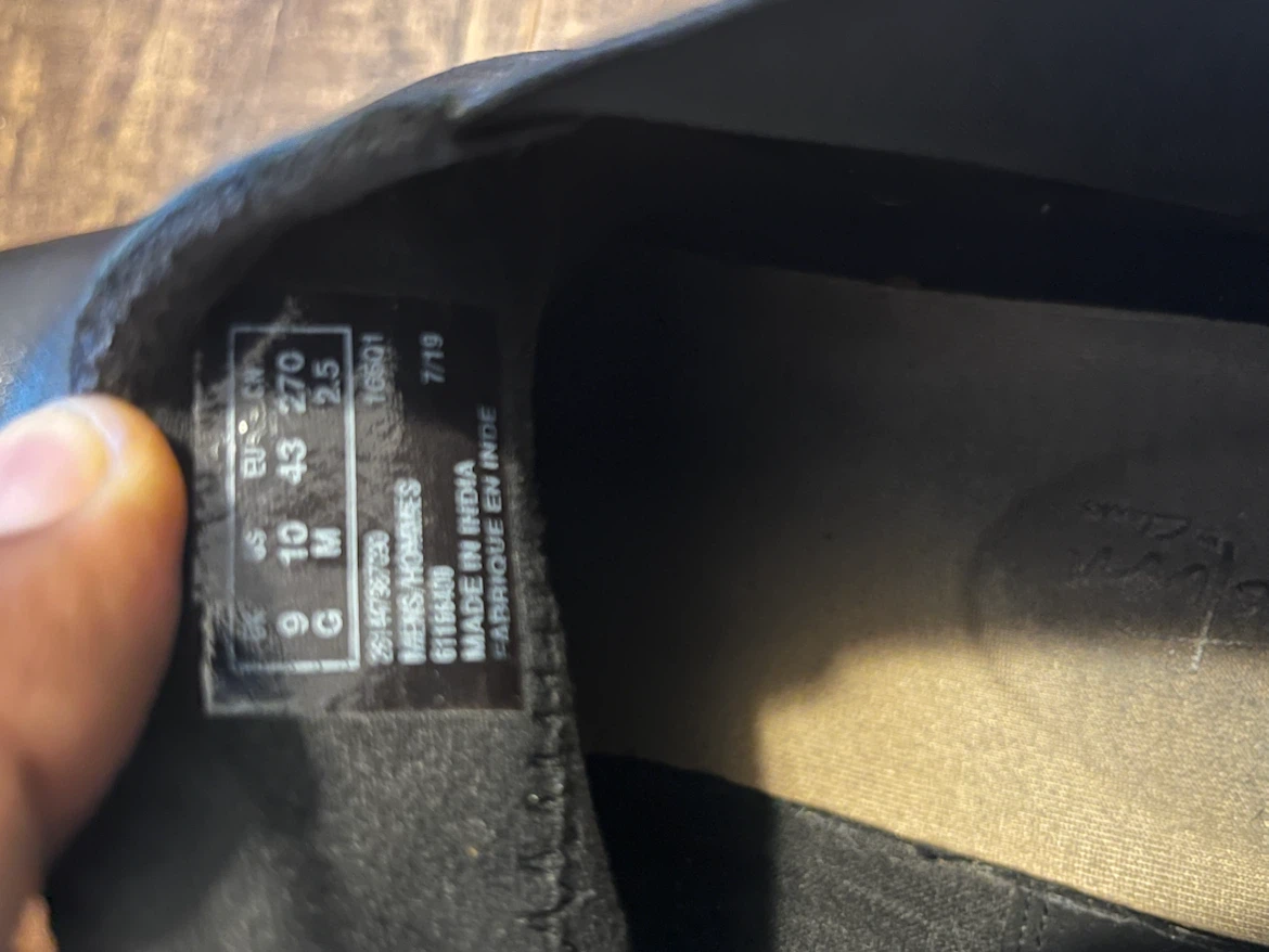 Clarks Collection Mens Leather Chelsea Boots Size 9
