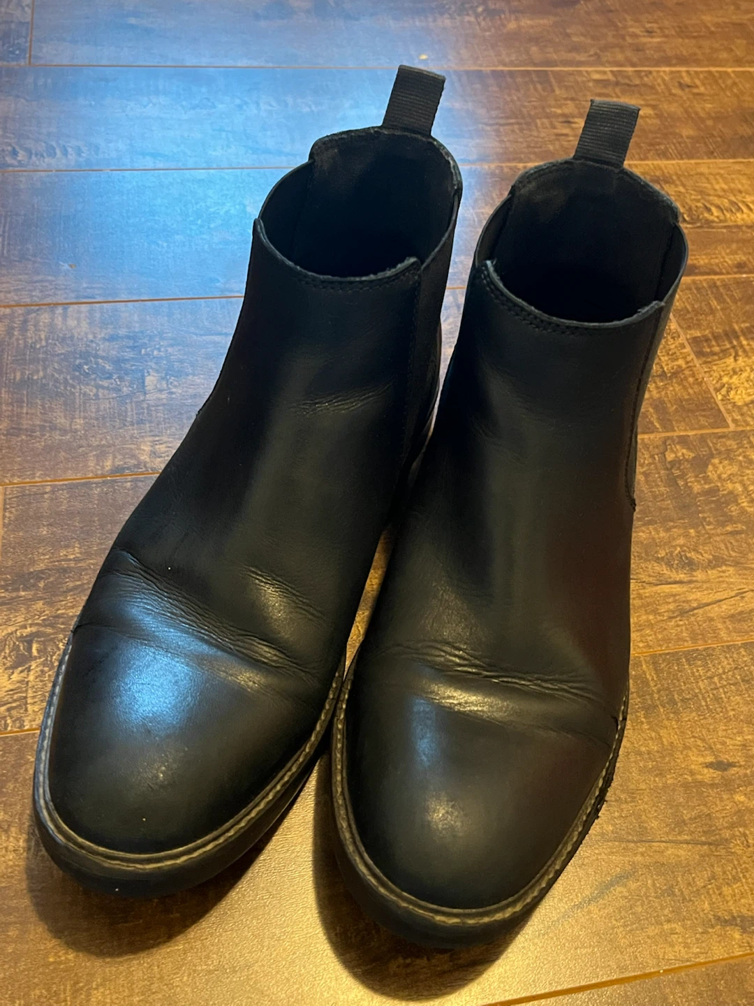Clarks Collection Mens Leather Chelsea Boots Size 9 - photo 2