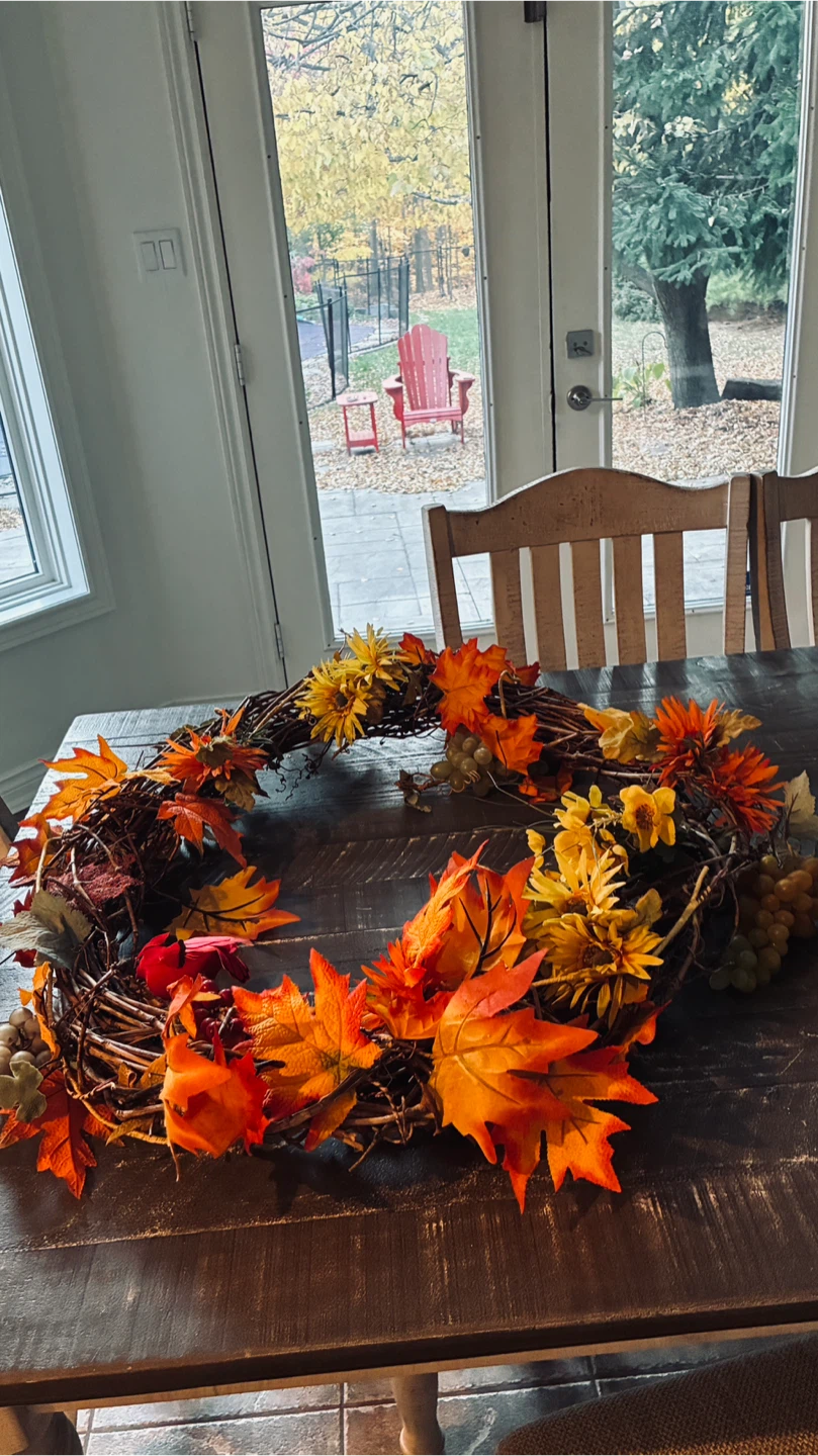 Beautiful large fall wreath