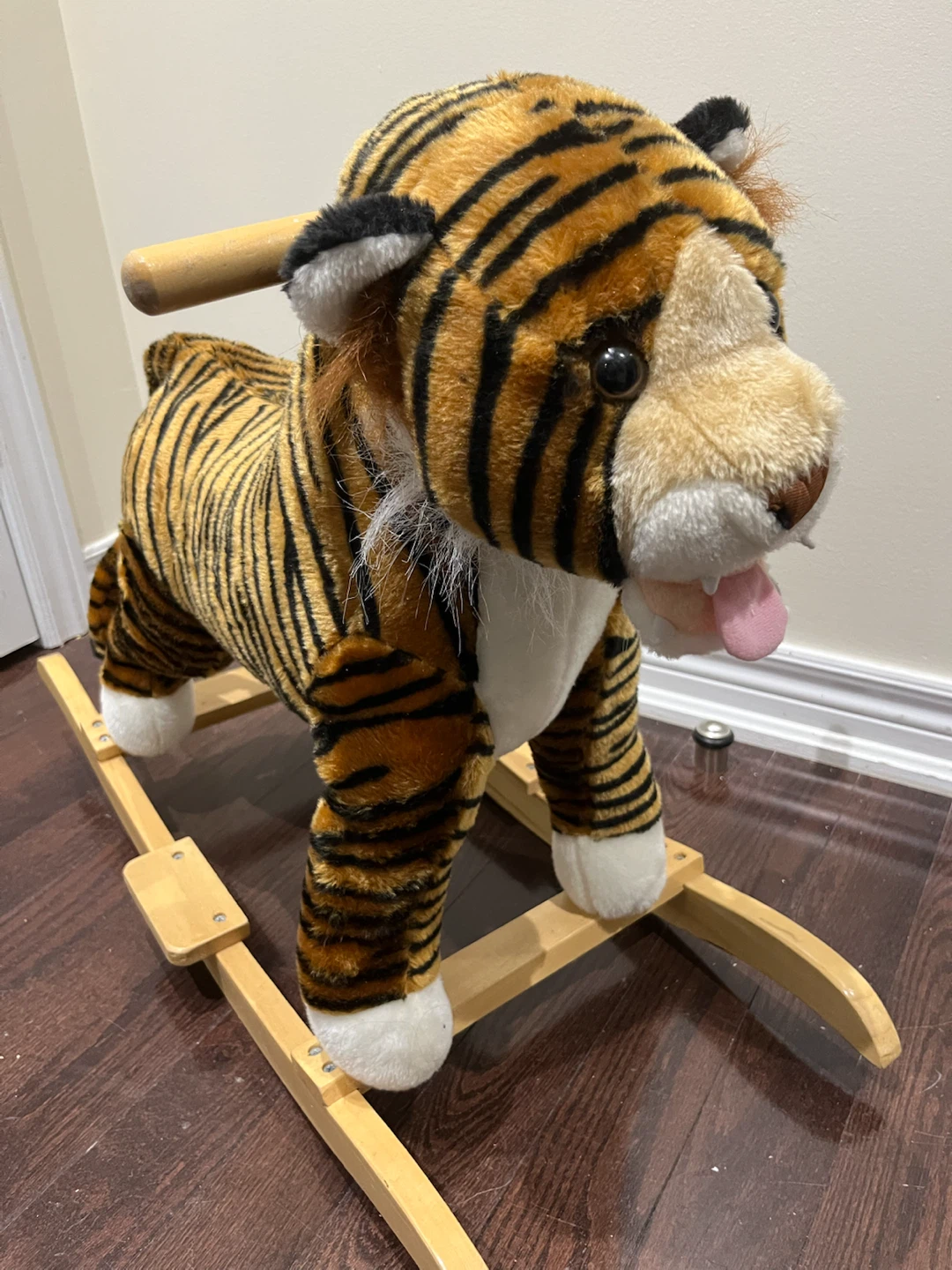Plush Tiger Rocking Horse
