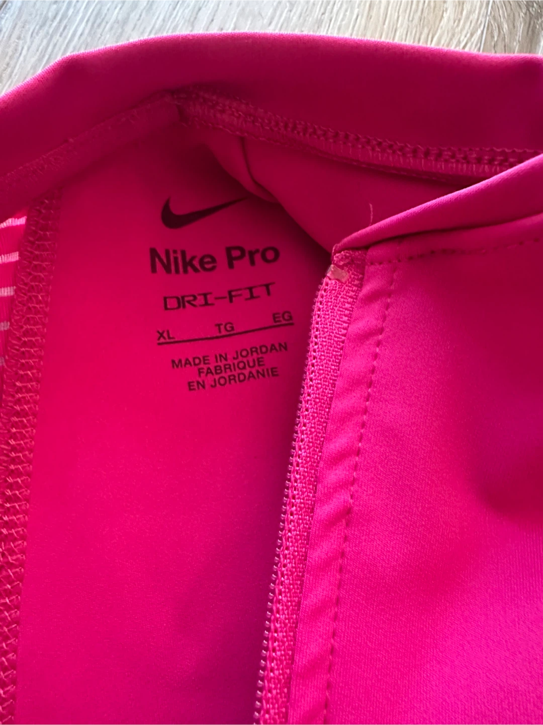 Nike Pro Dri-FIT Pink Crop Tank Top XL - photo 4