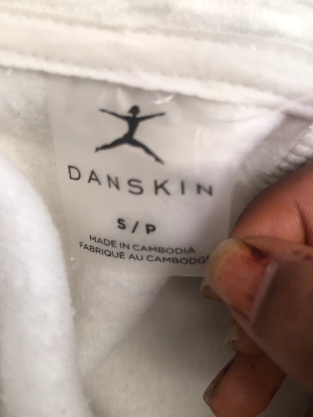 Danskin Half-Zip Sweatshirt Light Grey Size S - photo 4