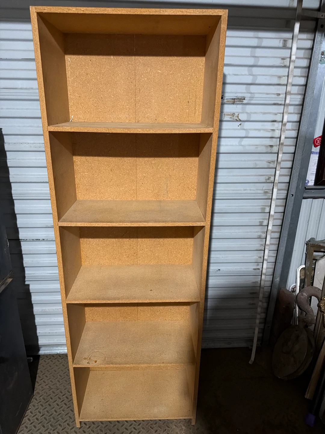 Tall Wooden Bookshelf l-12; w-24; h-72”