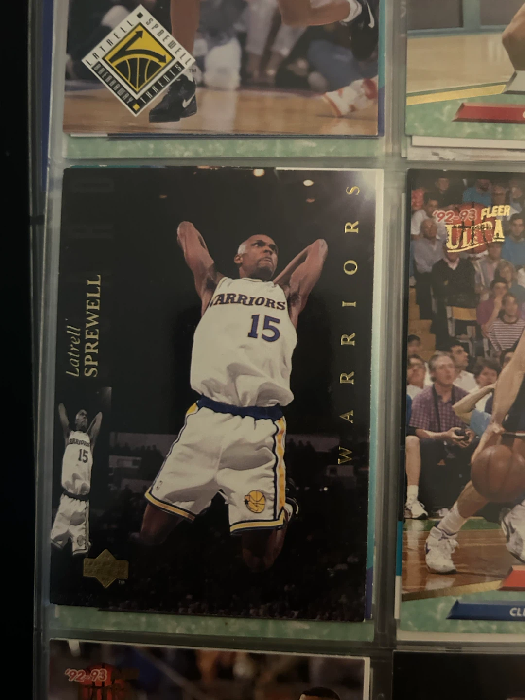 Latrell Sprewell 1993-94 Upper Deck Warriors Basketball Card