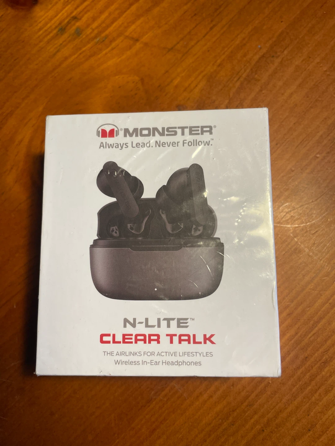 Brand New Sealed Monster N-Lite Clear Talk Earbuds