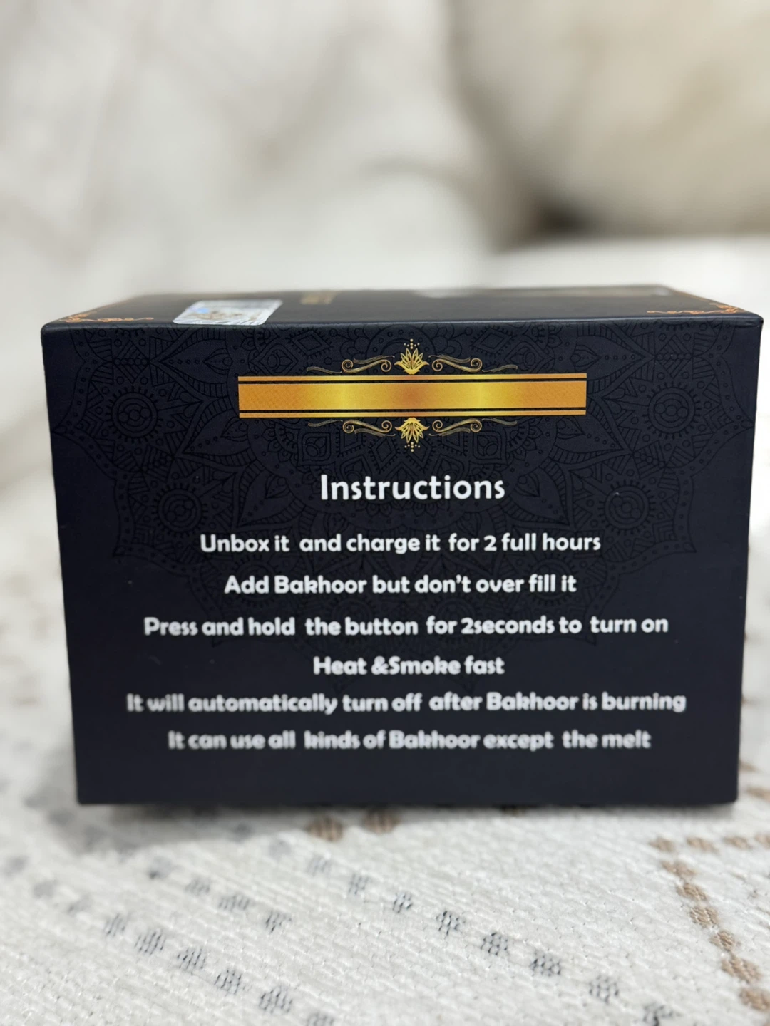 OUD Bukhoor BK-18 Portable Incense Burner - photo 3