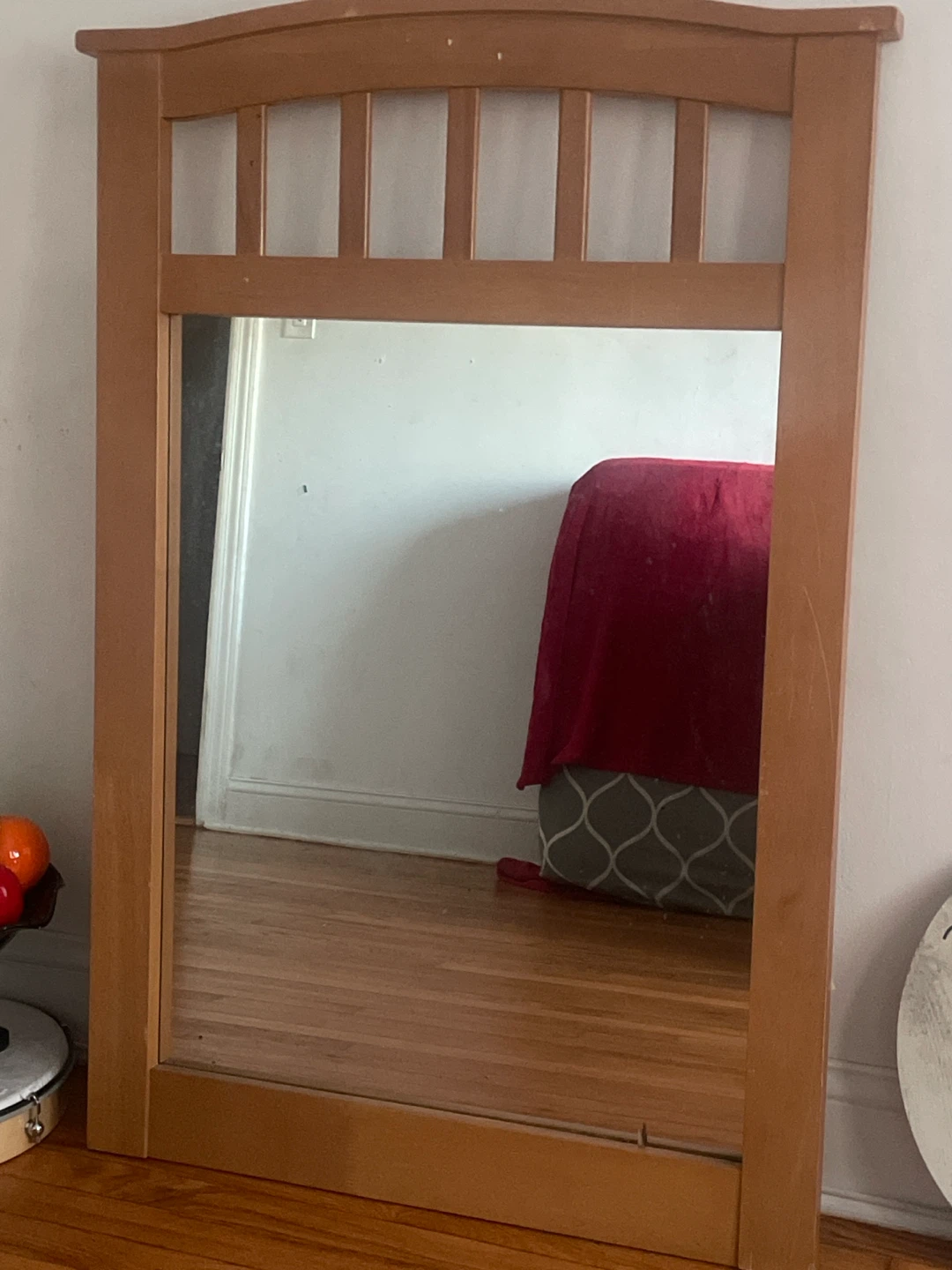 Wooden Wall Mirror