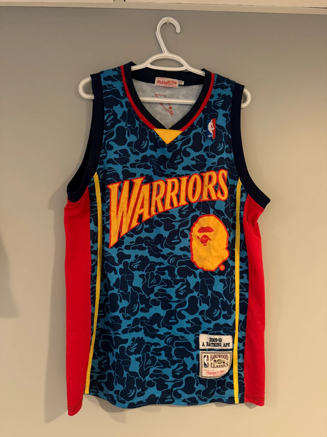 BAPE x Mitchell & Ness Warriors Jersey