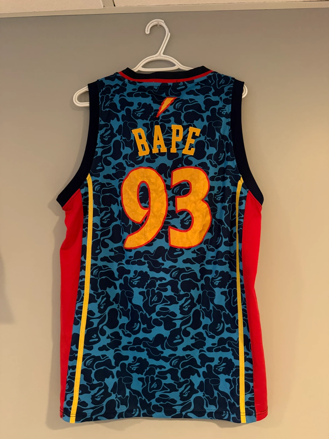 BAPE x Mitchell & Ness Warriors Jersey - photo 2
