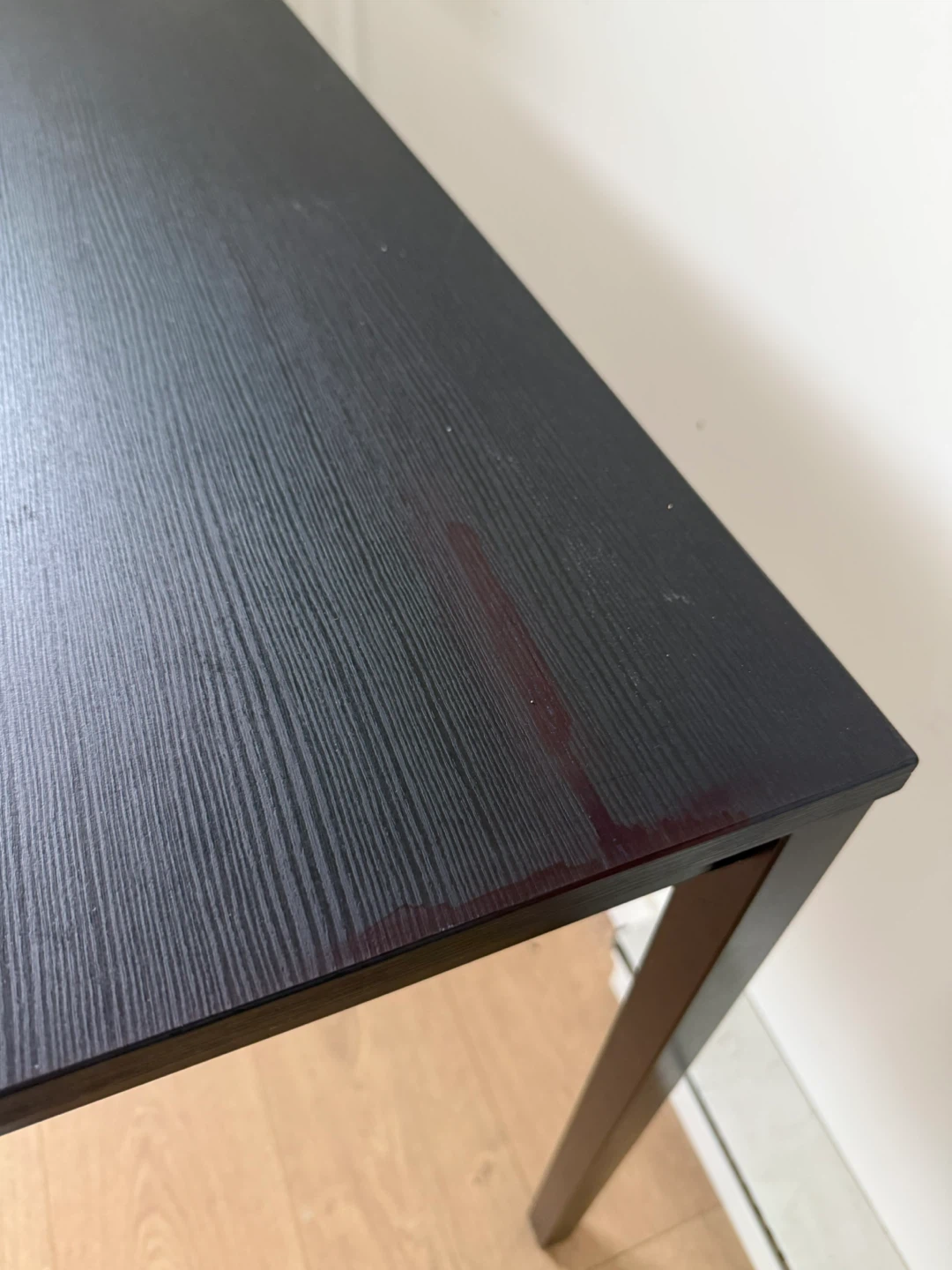 Black IKEA Table - photo 2