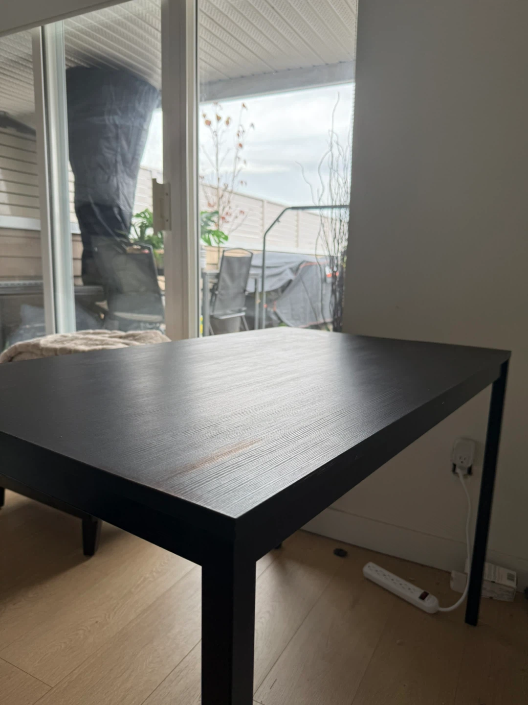 Black IKEA Table - photo 5