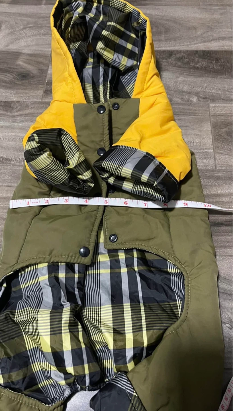 Goodluck Olive Green Dog Puffer Jacket - photo 2
