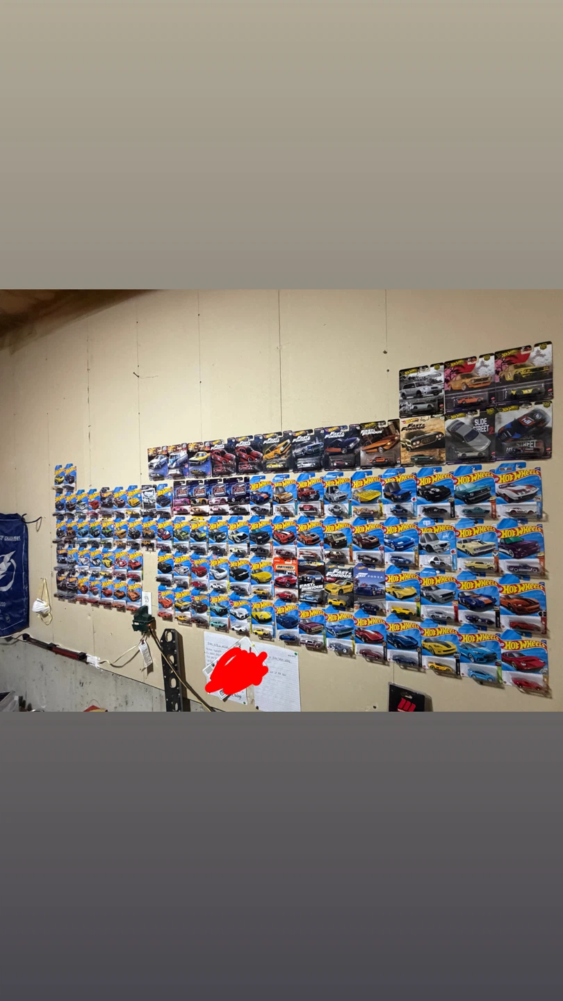 Large Collection of Hot Wheels Die-cast Cars