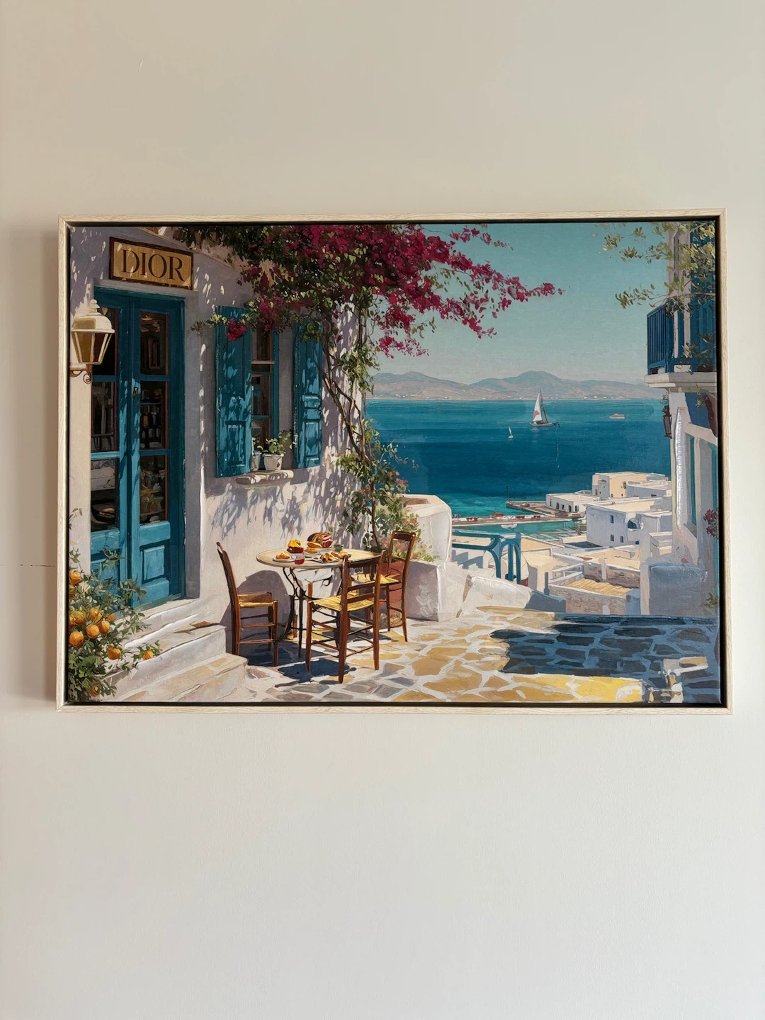 Set of two decorative luxury brand wall art canvases - photo 2