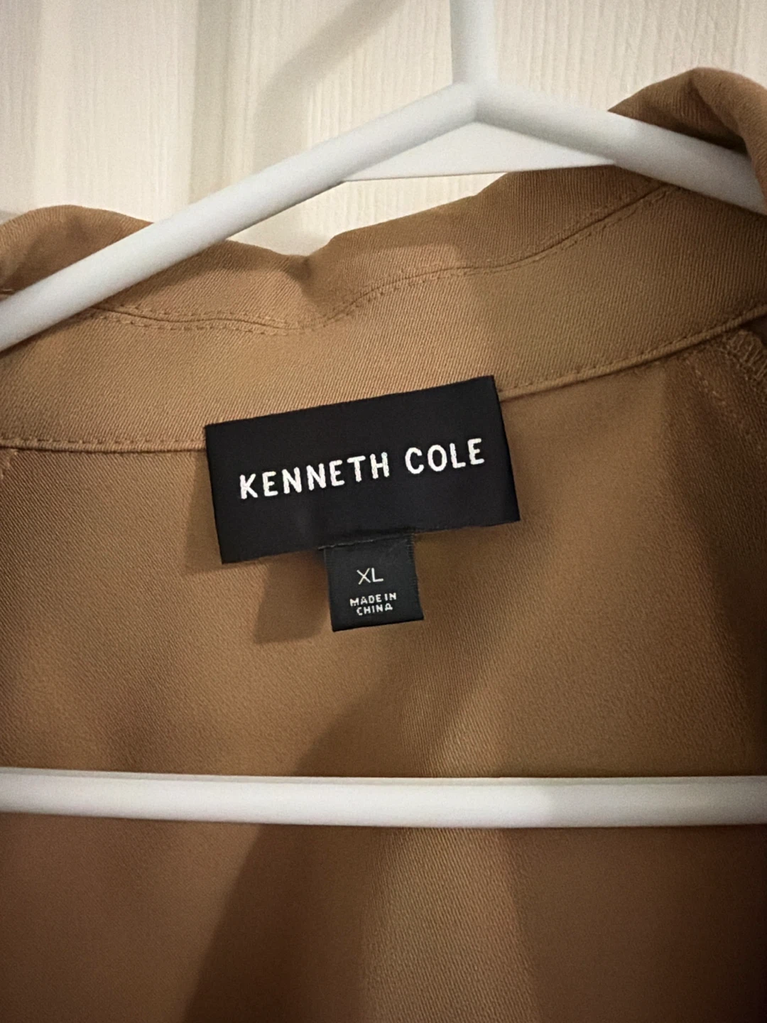 Kenneth Cole Tan Double-Breasted Jacket - XL - photo 3