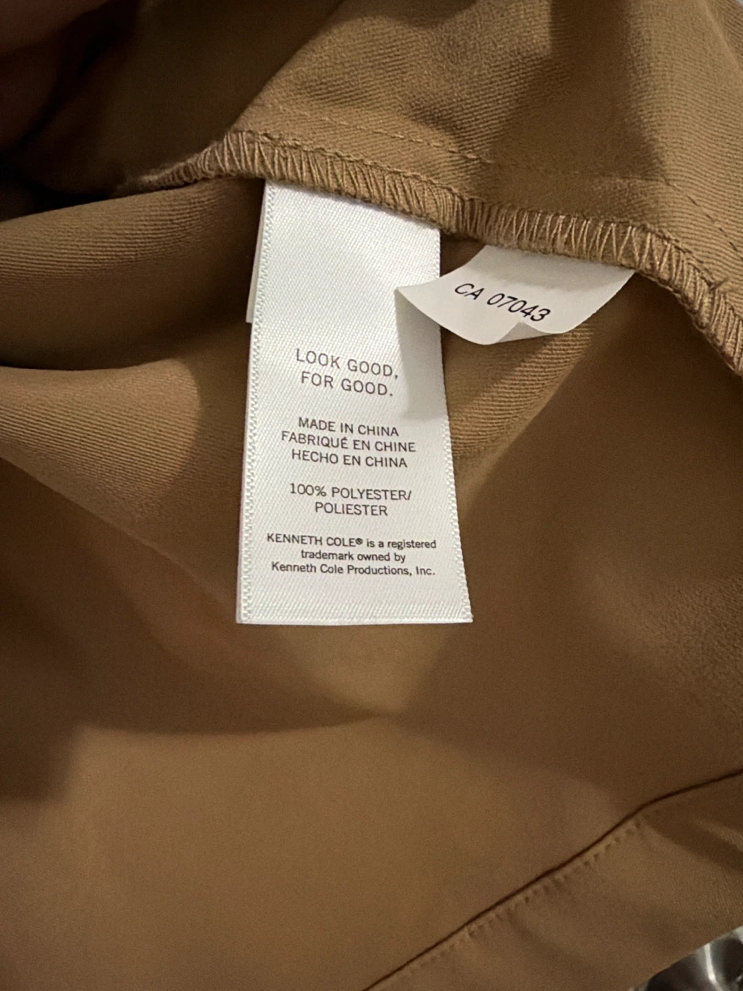 Kenneth Cole Tan Double-Breasted Jacket - XL - photo 4
