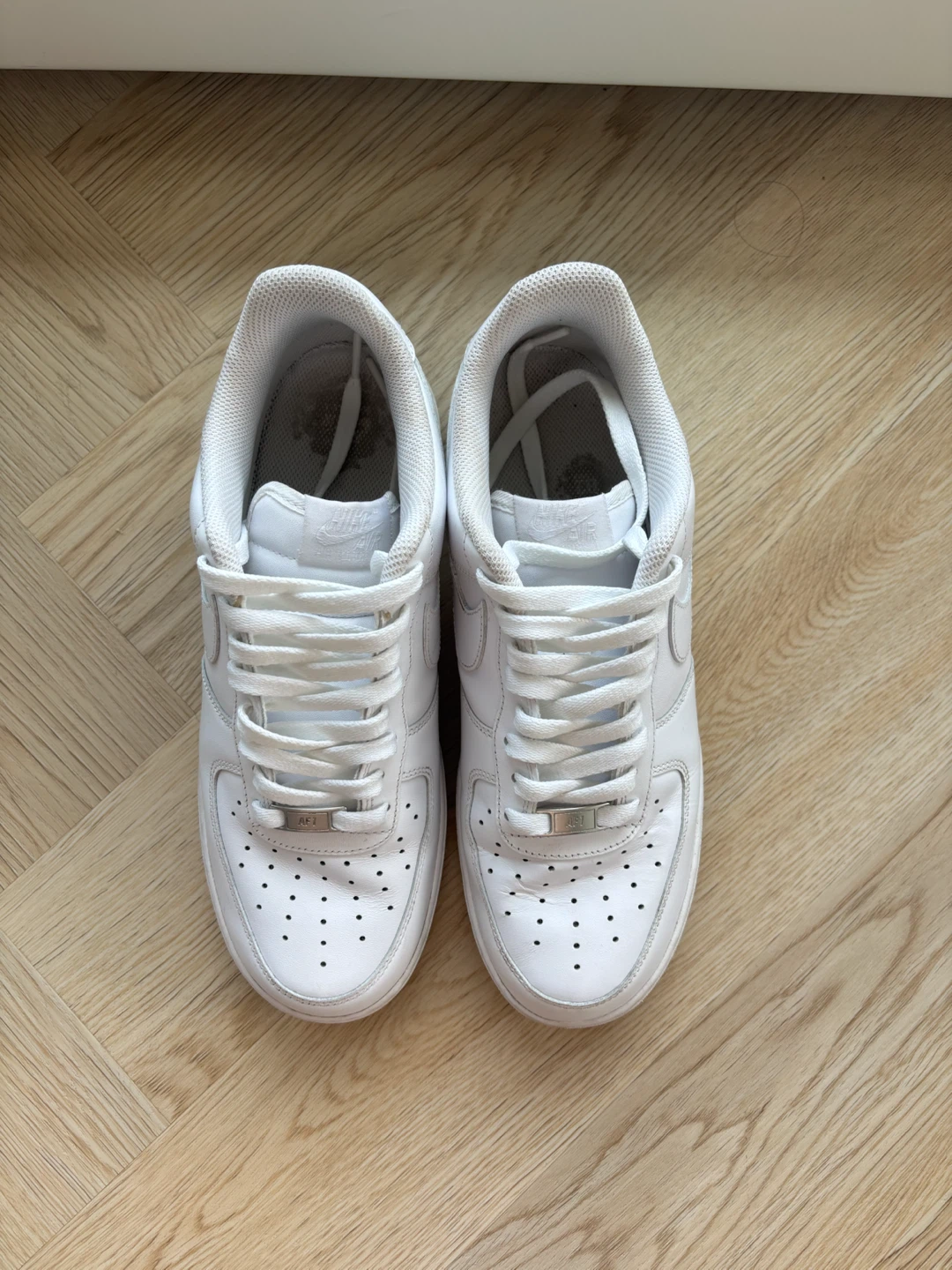 Nike Air Force 1 White Sneakers - 9.5 Men’s - photo 2