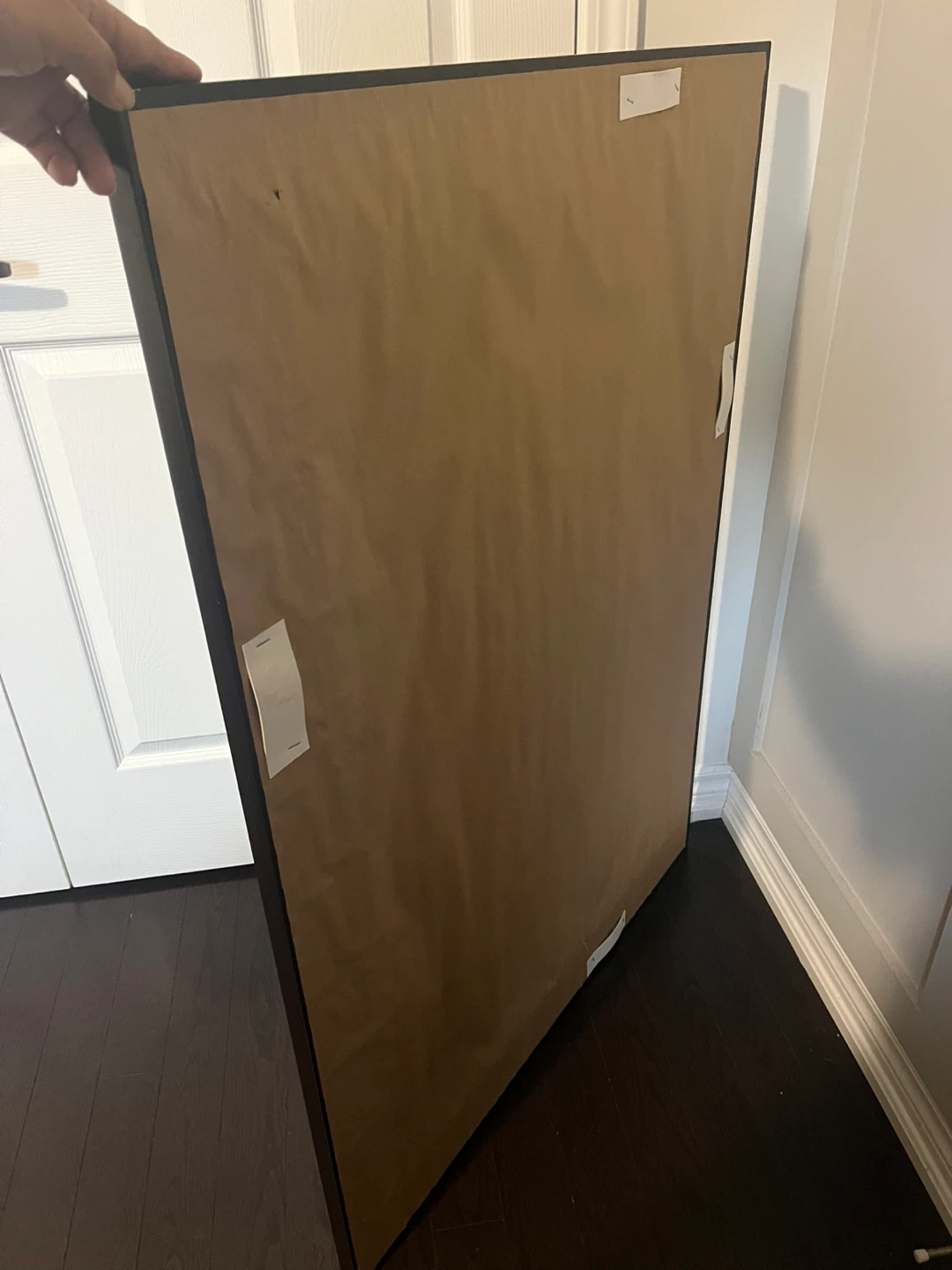 Large black framed mirror - photo 3
