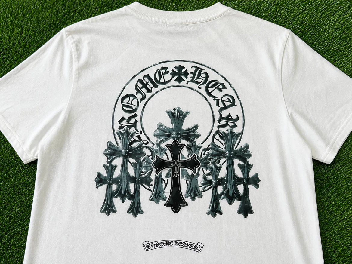 Chrome Hearts White T-Shirt - photo 4