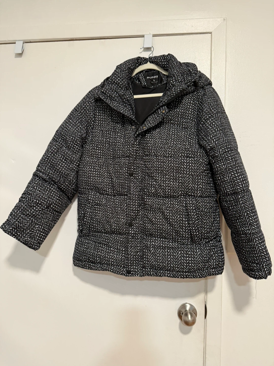 PUFFIT Herringbone Puffer Jacket