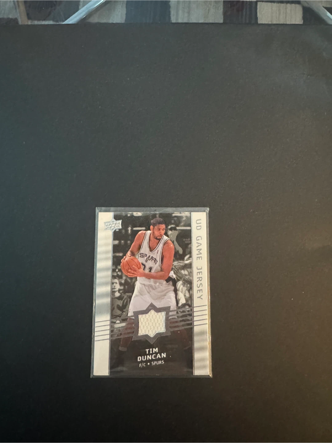 Tim Duncan Upper Deck Game Jersey Card