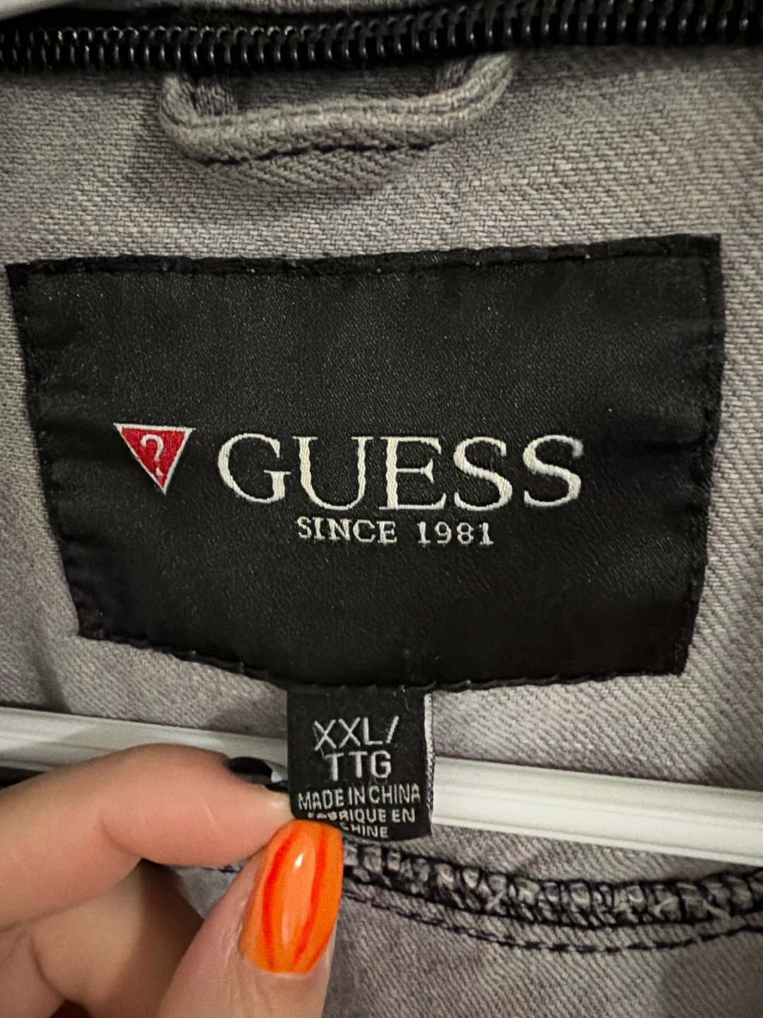 GUESS Grey Denim Jacket - photo 2