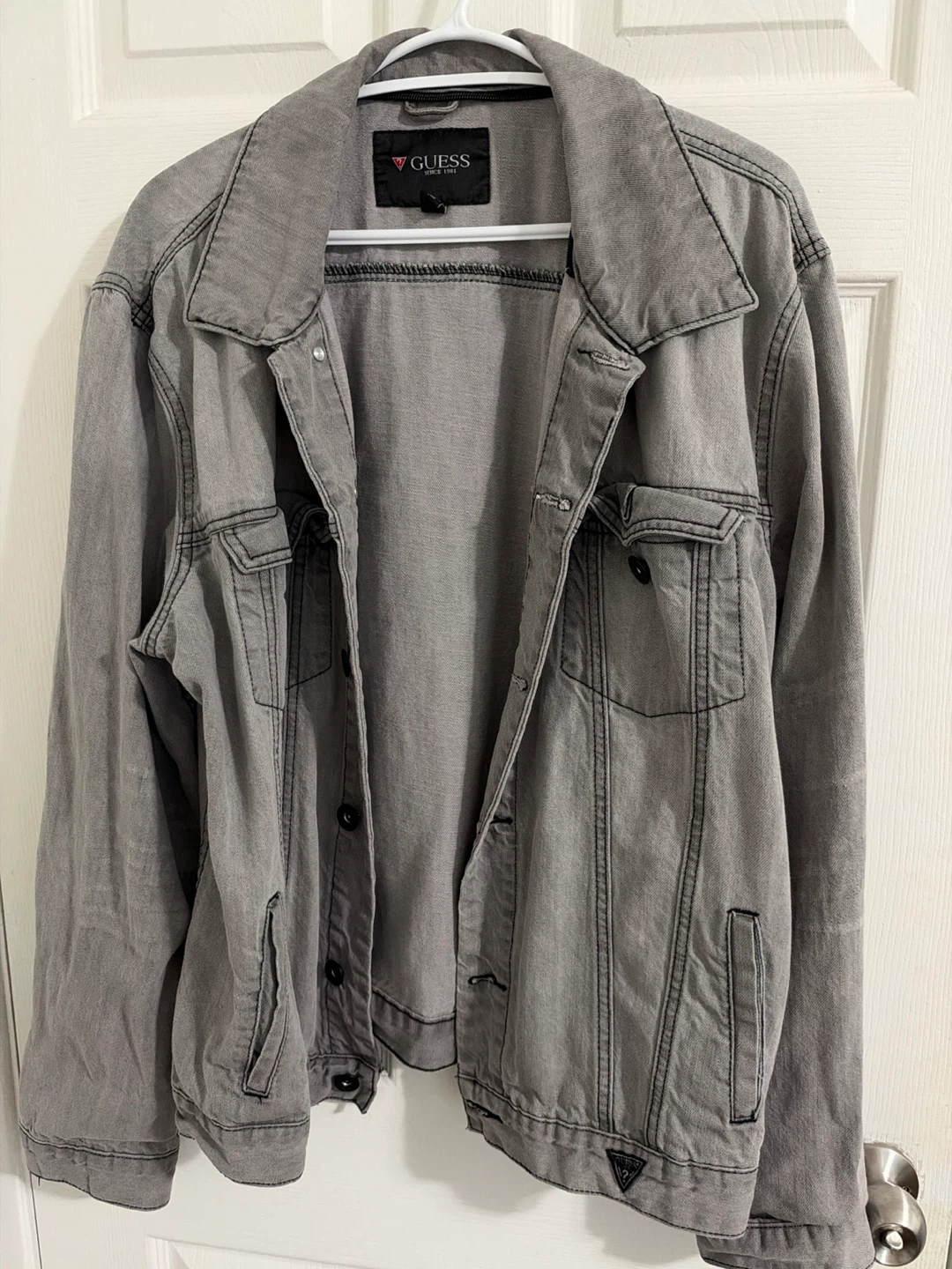 GUESS Grey Denim Jacket