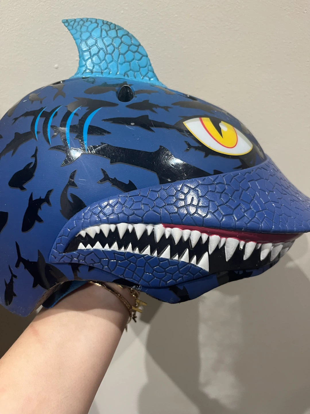 Kids Shark Bicycle Helmet - photo 3