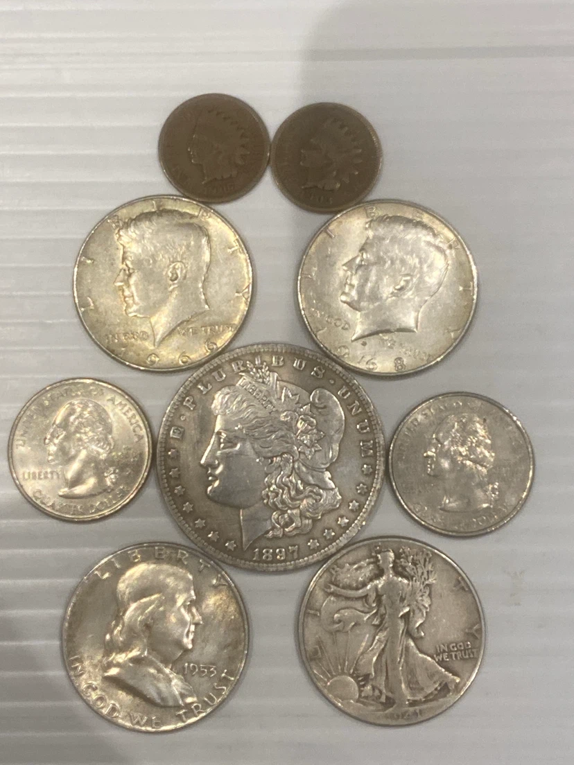 Collection of 9 Assorted US Coins - photo 2