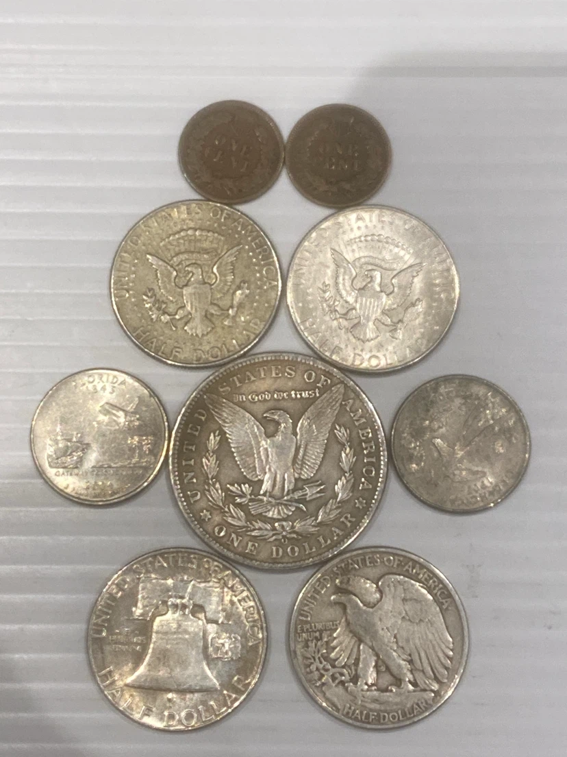 Collection of 9 Assorted US Coins - photo 5