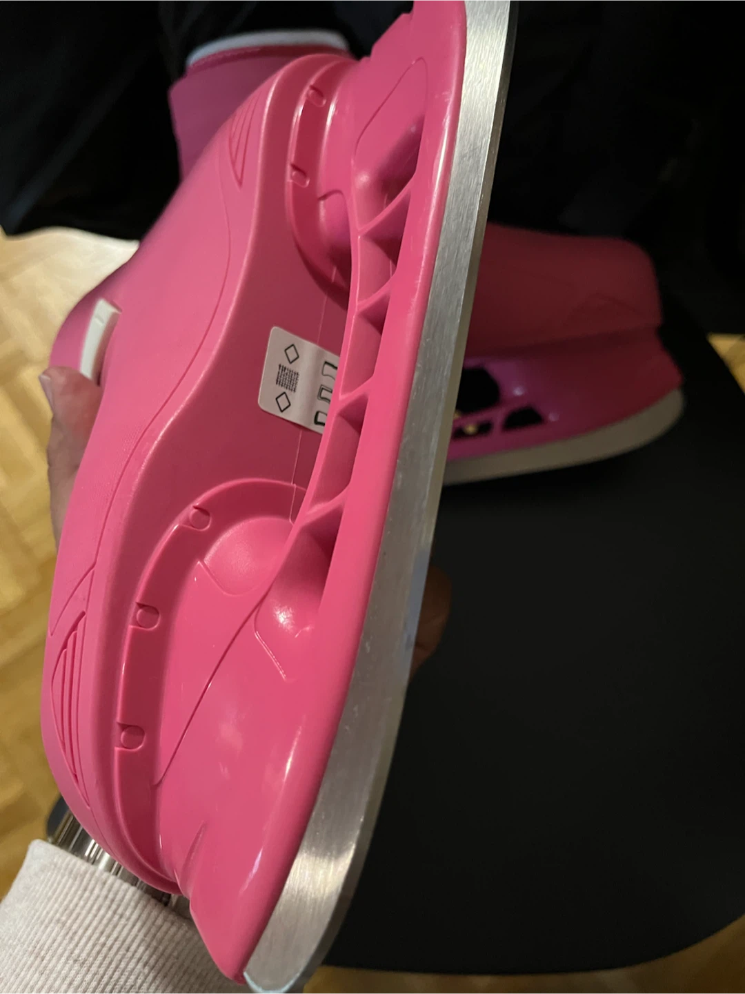 Pink Bauer Y12-13 Ice Skates - photo 4