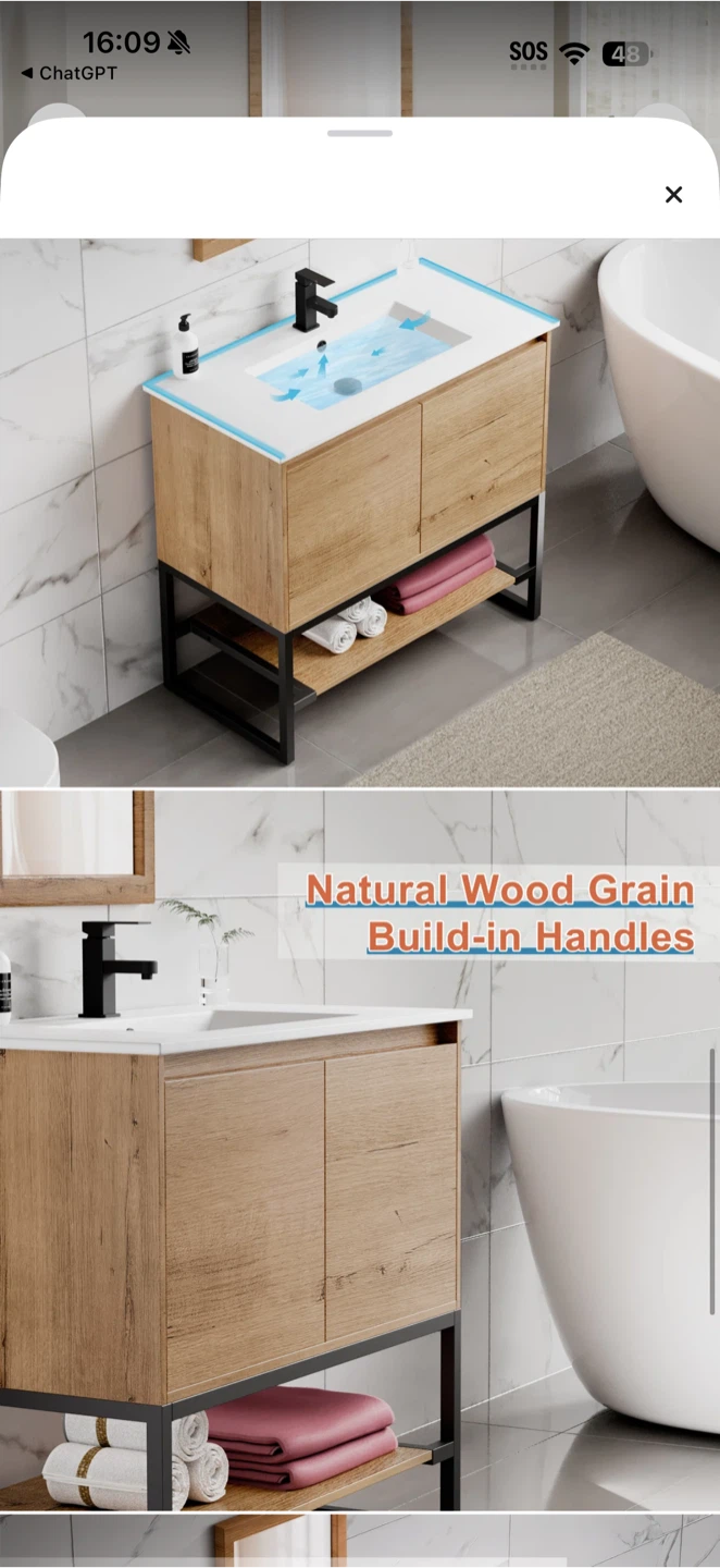 Wade Logan Azai 36-inch Bathroom Vanity Set - photo 2