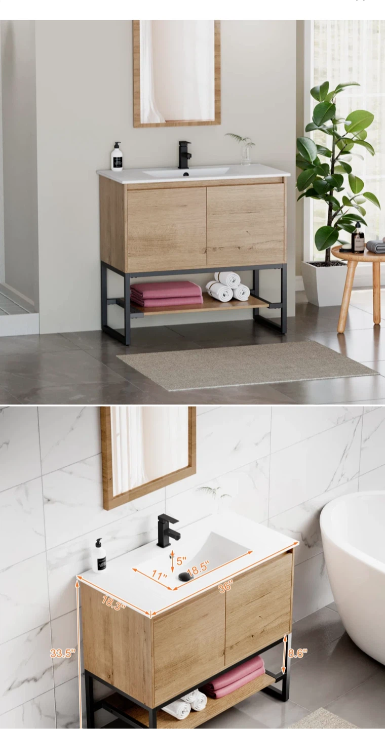 Wade Logan Azai 36-inch Bathroom Vanity Set - photo 3