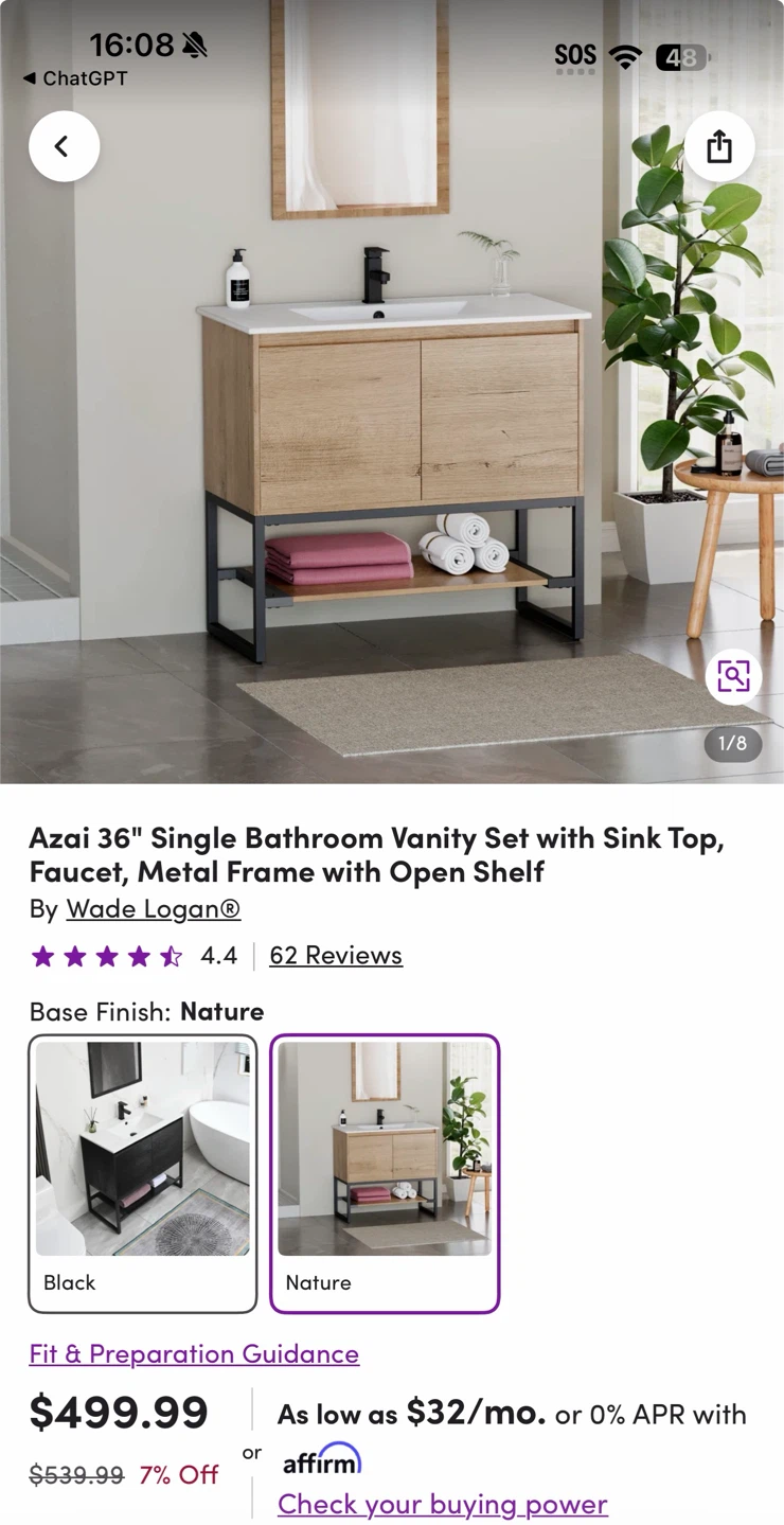 Wade Logan Azai 36-inch Bathroom Vanity Set - photo 4