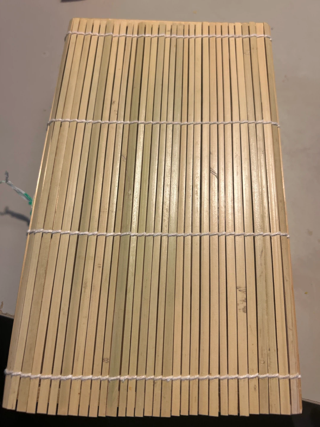 Bamboo storage box with roll-up lid - photo 2