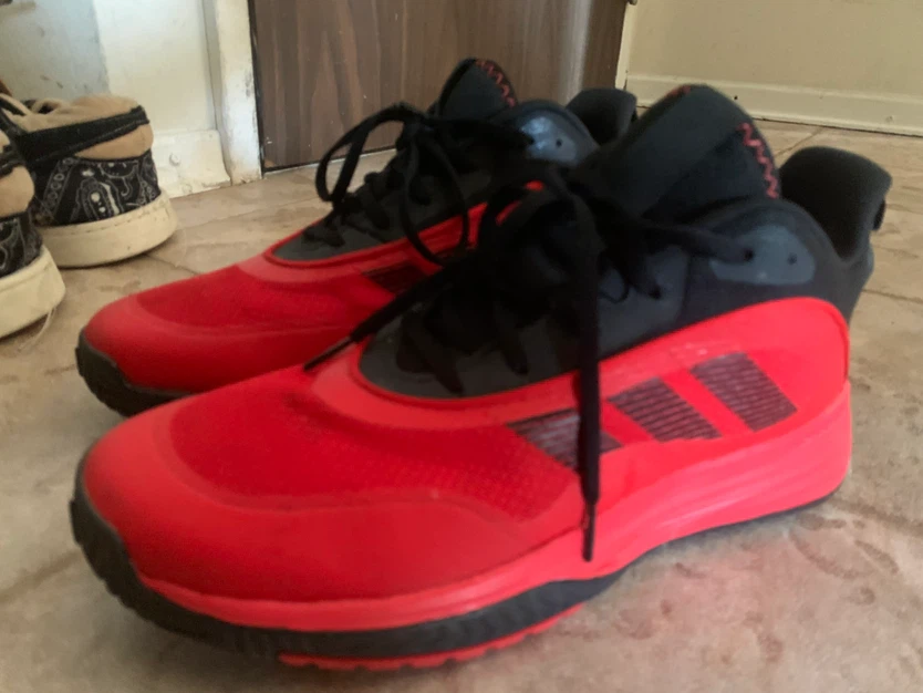 Adidas Basketball Shoes Red and Black