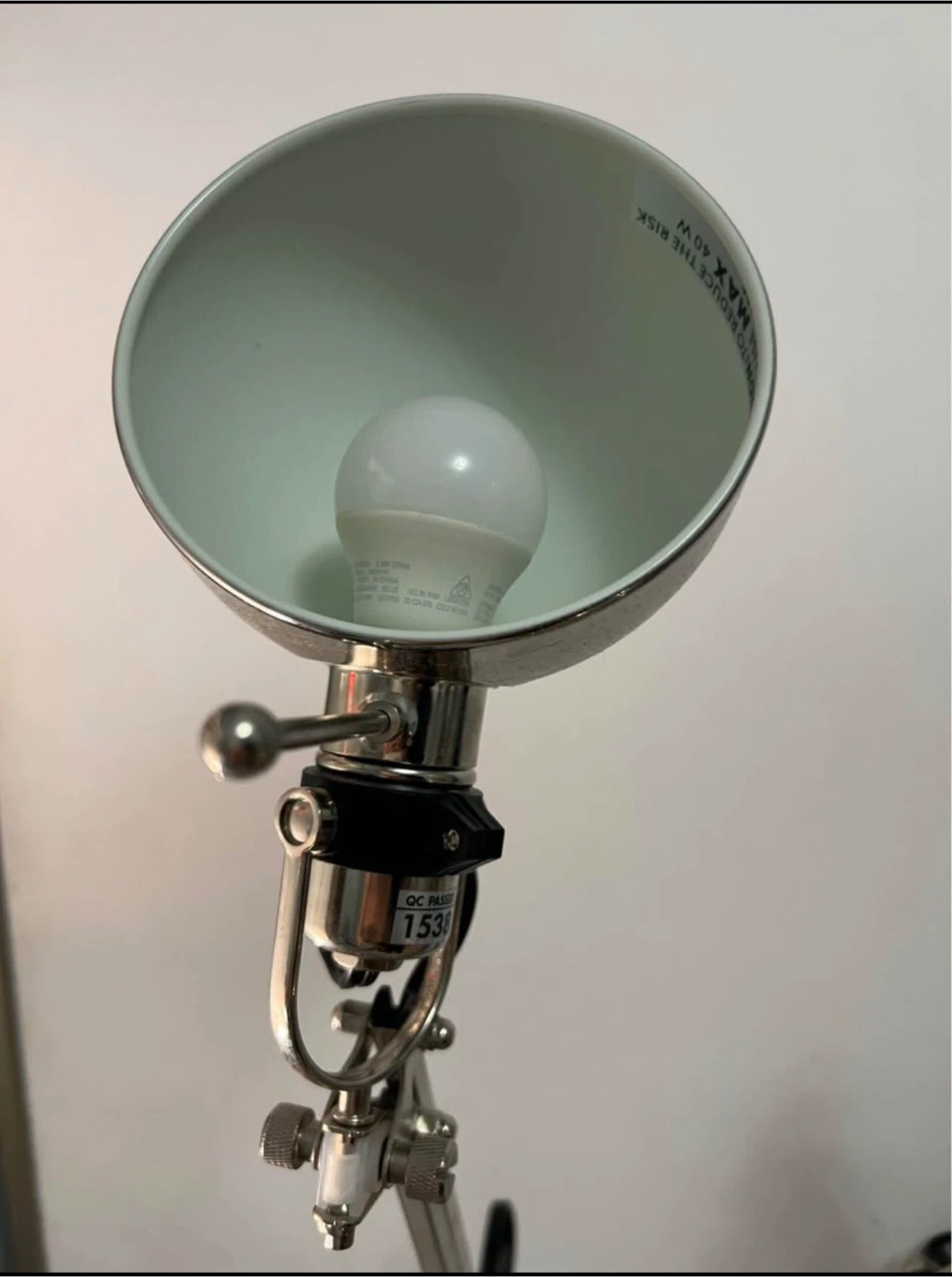 IKEA Forsa chrome desk lamp - photo 2