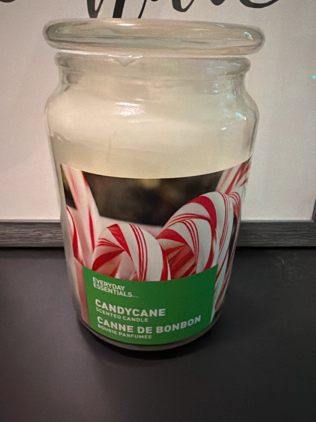 Everyday Essentials Soy Blend Wax Candy Cane Scented Candle