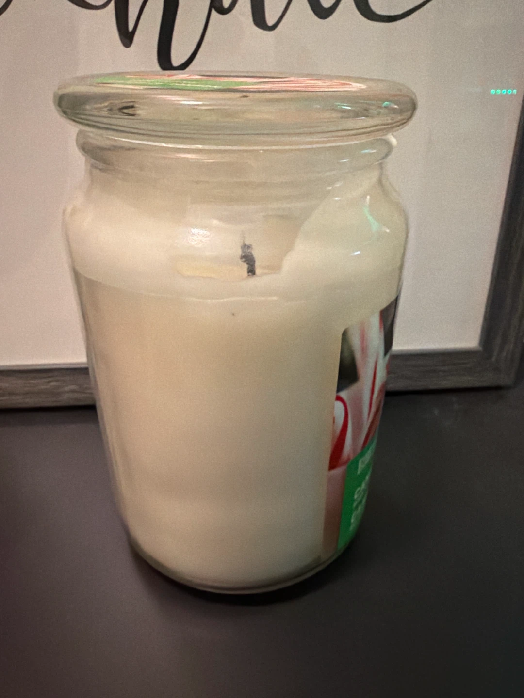 Everyday Essentials Soy Blend Wax Candy Cane Scented Candle - photo 2