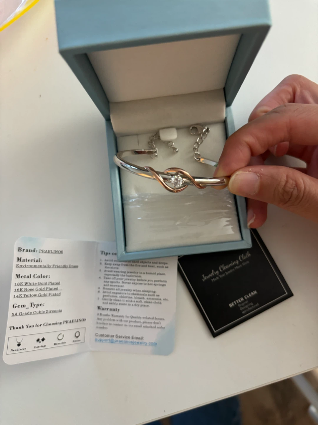 Praelinos Cubic Zirconia Bracelet