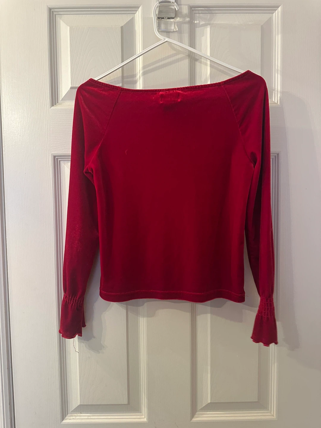 The Children's Place Red Velvet Long Sleeve Top - photo 2