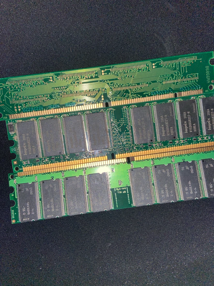 Lot of 3 Vintage DDR RAM Memory Sticks - photo 2
