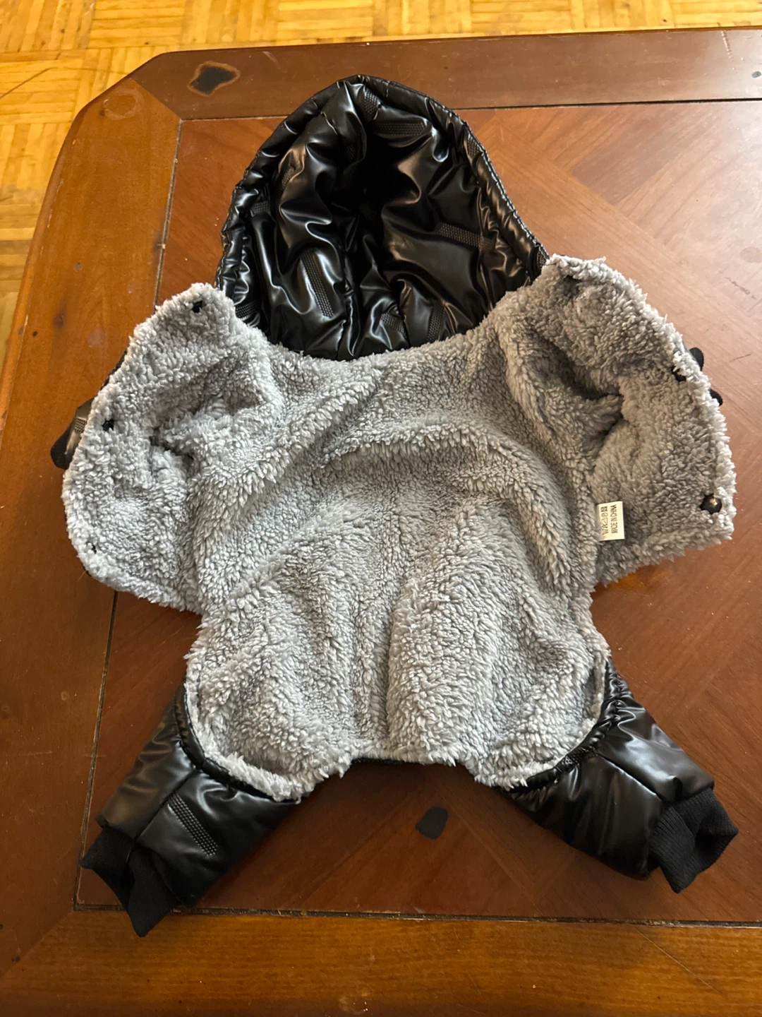DADAGOU black dog winter coat - photo 3