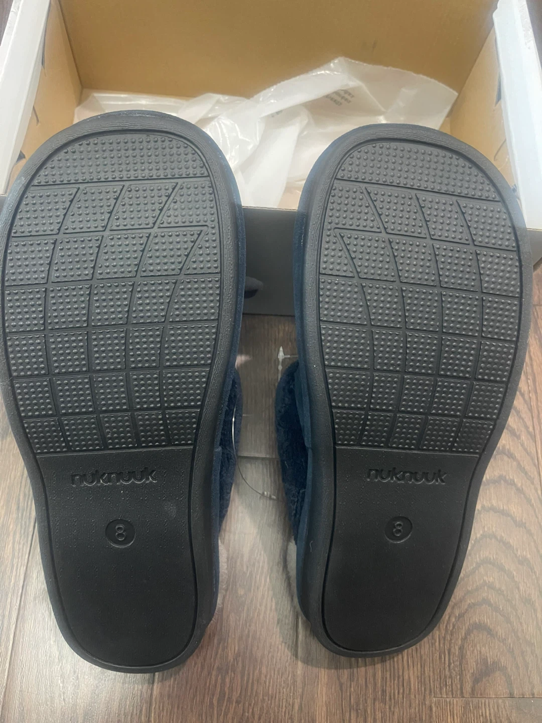 Nuknuuk Men's Leather Slippers Size 8 - photo 4