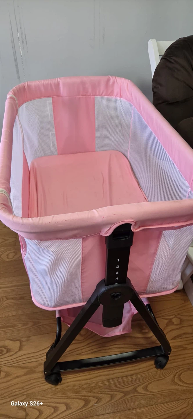 Pink Baby Bassinet