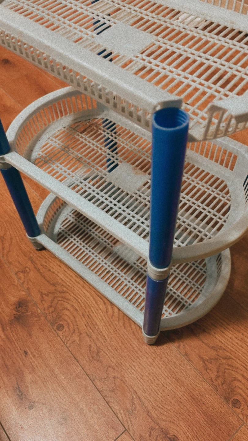 3-Tier Plastic Storage Shelf - photo 2